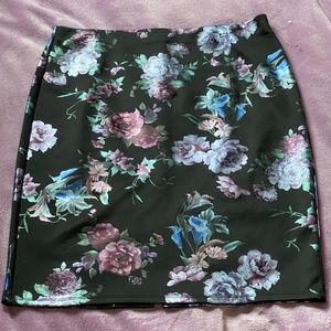 Floraln Print Skirt